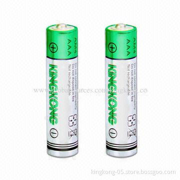 Hot-sale Alkaline Batteries, 1.5V, 800mAh Standard Capacity